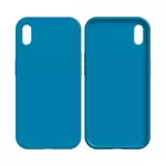 Coque Silicone Compatible pour Apple iPhone X/iPhone XS (#16) Bleu Ciel