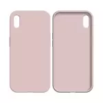 Coque Silicone Compatible pour Apple iPhone X/iPhone XS Rose Gold