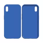 Coque Silicone Compatible pour Apple iPhone X/iPhone XS /3 Bleu