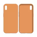 Coque Silicone Compatible pour Apple iPhone X/iPhone XS (#61) Corail