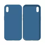 Coque Silicone Compatible pour Apple iPhone XR (#20) Bleu Marine