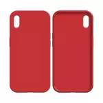 Coque Silicone Compatible pour Apple iPhone XS Max Rouge