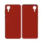 Coque Silicone Compatible pour Samsung Galaxy A03 A035F (#1) Rouge