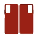Coque Silicone Compatible pour Samsung Galaxy A03s A037 (#1) Rouge