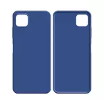 Coque Silicone Compatible pour Samsung Galaxy A12 A125/Galaxy M12 M127 (#16) Bleu Marine