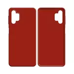 Coque Silicone Compatible pour Samsung Galaxy A13 4G A135 (#1) Rouge