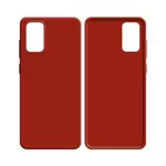 Coque Silicone Compatible pour Samsung Galaxy A41 A415 (#1) Rouge