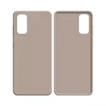 Coque Silicone Compatible pour Samsung Galaxy S20 G980/Galaxy S20 5G G981 (#18) Rose Gold