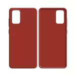 Coque Silicone Compatible pour Samsung Galaxy S20 Plus 5G G986/Galaxy S20 Plus G985 (#1) Rouge