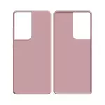 Coque Silicone Compatible pour Samsung Galaxy S21 Ultra 5G G998 (#17) Rose