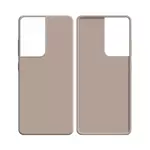 Coque Silicone Compatible pour Samsung Galaxy S21 Ultra 5G G998 (#18) Rose Gold