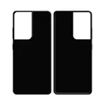 Coque Silicone Compatible pour Samsung Galaxy S21 Ultra 5G G998 (#3) Noir