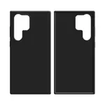 Coque Silicone Compatible pour Samsung Galaxy S22 Ultra S908 (#3) Noir