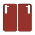 Coque Silicone Compatible pour Samsung Galaxy S23 5G S911 (#1) Rouge