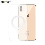 Coque Silicone MagSafe Compatible pour Apple iPhone XS Max Transparent