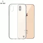 Coque Silicone PROTECT pour Apple iPhone XS Max Transparent