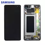 Ecran & Tactile Original Samsung Galaxy S10 Plus G975 GH82-18834G/GH82-18849G Argent