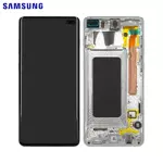 Ecran & Tactile Original Samsung Galaxy S10 Plus G975 GH82-18849B Blanc