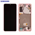 Ecran & Tactile Original Samsung Galaxy S21 5G G991 GH82-24544D GH82-24545D Phantom Pink
