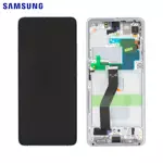 Ecran & Tactile Original Samsung Galaxy S21 Ultra 5G G998 GH82-26035B/GH82-26036B Phantom Silver