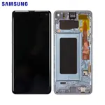 Ecran & Tactile Original Samsung Galaxy S10 G973 GH82-18835C GH82-18850C Bleu