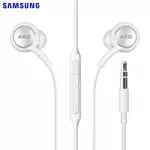 Écouteurs Kit Piéton Samsung GP-OAU021AMCWW Earphones AKG 3,5 mm Blanc