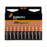Pile DURACELL Plus MN1500 AA BL20