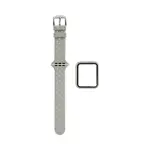 Protection Silicone pour Apple Watch 42mm avec Bracelet Boucle (2) Blanc