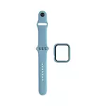 Protection Silicone pour Apple Watch 38mm avec Bracelet Sport (12) Bleu Ciel