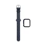 Protection Silicone pour Apple Watch 38mm avec Bracelet Boucle (15) Bleu Marine