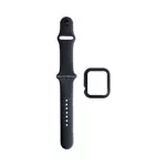 Protection Silicone pour Apple Watch 38mm avec Bracelet Sport (4) Bleu Nuit