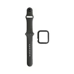 Protection Silicone pour Apple Watch 41mm avec Bracelet Sport (16) Gris