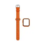 Protection Silicone pour Apple Watch 40mm avec Bracelet Boucle (12) Orange