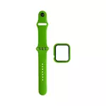 Protection Silicone pour Apple Watch 38mm avec Bracelet Sport (8) Vert Pomme