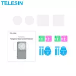 Verre Trempé Classique TELESIN OA-FLM-001 pour DJI Action 2 (2x Écran + 2x Lentille) Transparent